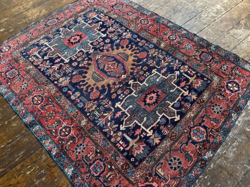 ANTIQUE KARAJA RUG 182M X 142M - ADDITIONAL PHOTO 4