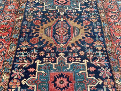 ANTIQUE KARAJA RUG 182M X 142M - ADDITIONAL PHOTO 7