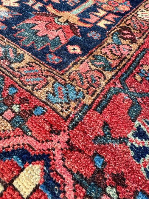 ANTIQUE KARAJA RUG 182M X 142M - ADDITIONAL PHOTO 9
