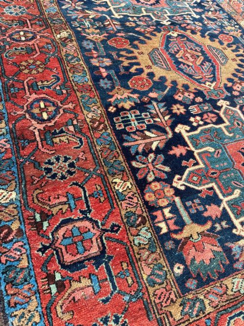 ANTIQUE KARAJA RUG 182M X 142M - ADDITIONAL PHOTO 14