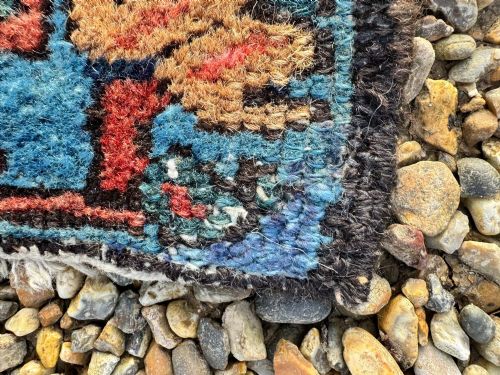 ANTIQUE KARAJA RUG 182M X 142M - ADDITIONAL PHOTO 19