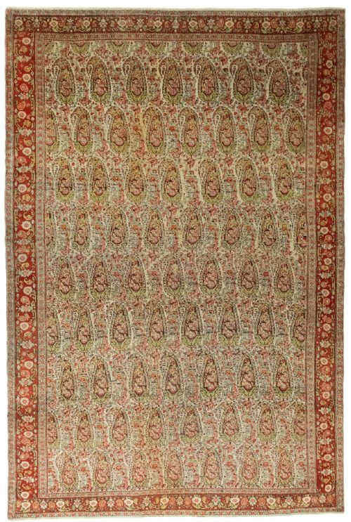 antique senneh rug 202m x 136m - CATEGORY: ANTIQUE RUGS - DATED 1900
