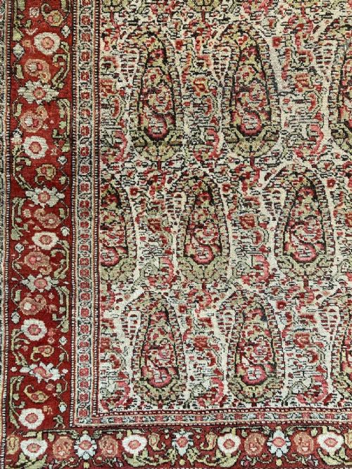 ANTIQUE SENNEH RUG 202M X 136M - ADDITIONAL PHOTO 5