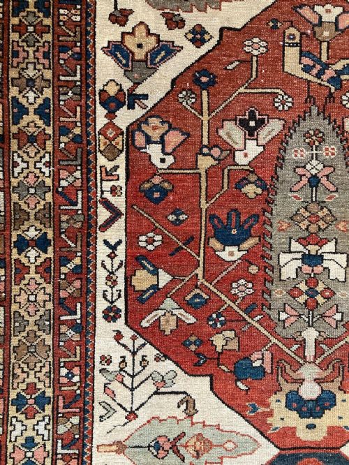 ANTIQUE BAKHTIAR RUG 206M X 133M - ADDITIONAL PHOTO 11