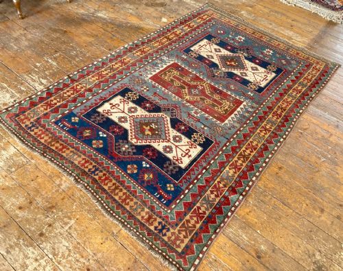ANTIQUE CAUCASIAN KAZAK RUG 243M X 162M - ADDITIONAL PHOTO 4