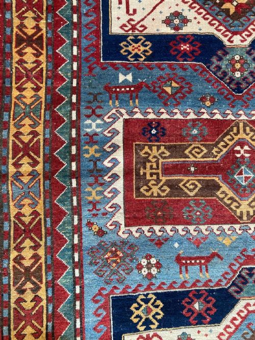 ANTIQUE CAUCASIAN KAZAK RUG 243M X 162M - ADDITIONAL PHOTO 10