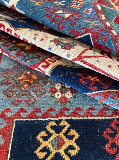 ANTIQUE CAUCASIAN KAZAK RUG 243M X 162M - ADDITIONAL PHOTO 14