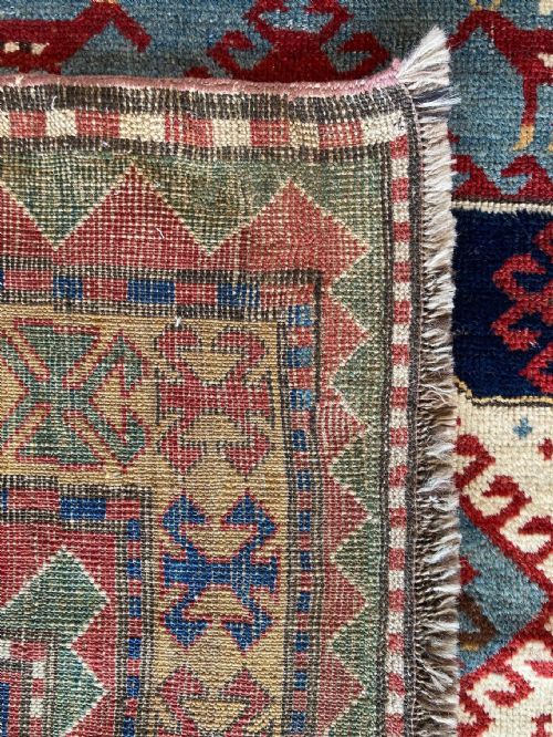 ANTIQUE CAUCASIAN KAZAK RUG 243M X 162M - ADDITIONAL PHOTO 16