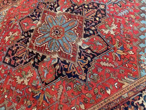 ANTIQUE HERIZ CARPET 396M X 293M - ADDITIONAL PHOTO 9