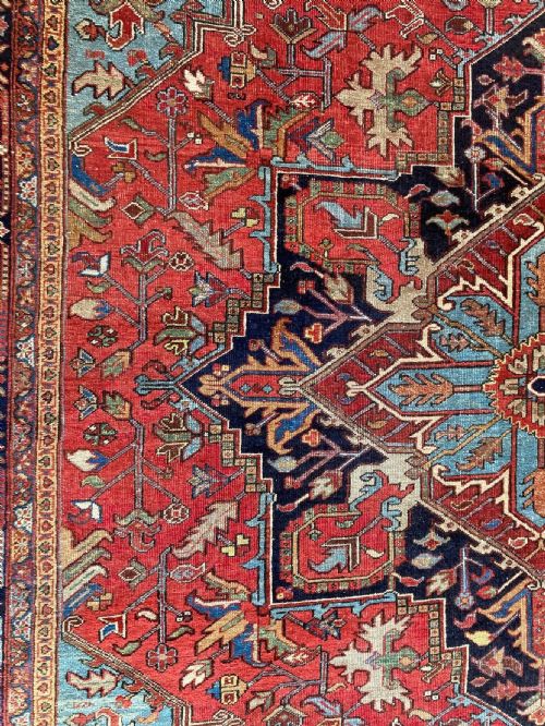 ANTIQUE HERIZ CARPET 396M X 293M - ADDITIONAL PHOTO 12