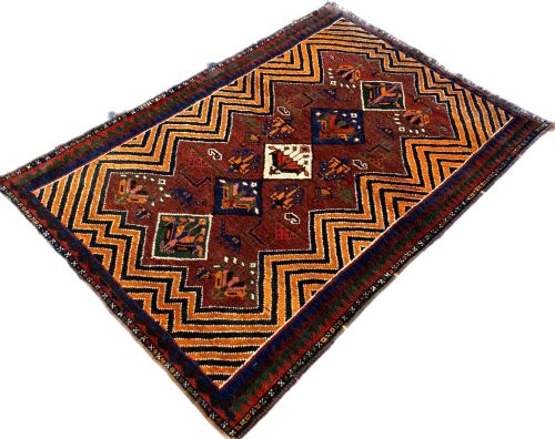 ANTIQUE GABBEH RUG 158M X 108M - ADDITIONAL PHOTO 2