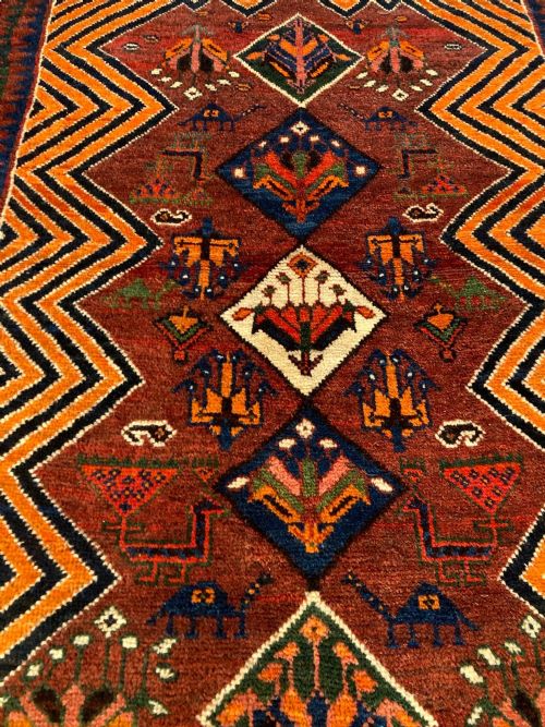ANTIQUE GABBEH RUG 158M X 108M - ADDITIONAL PHOTO 6