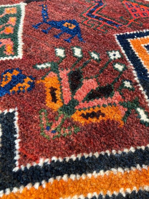 ANTIQUE GABBEH RUG 158M X 108M - ADDITIONAL PHOTO 8