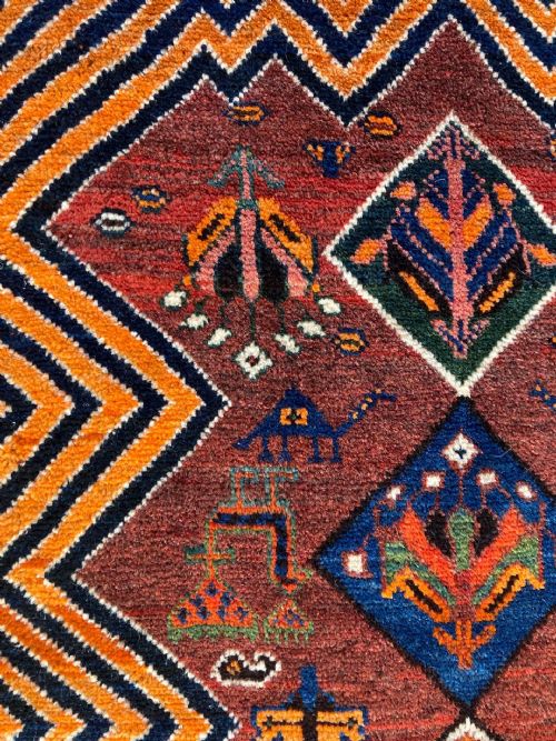 ANTIQUE GABBEH RUG 158M X 108M - ADDITIONAL PHOTO 10