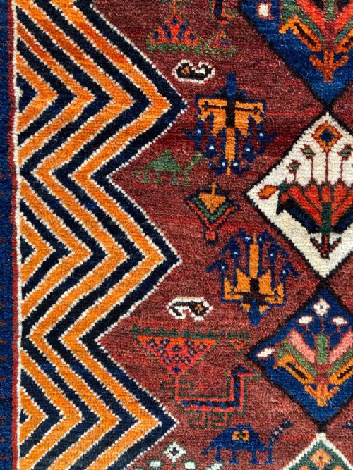 ANTIQUE GABBEH RUG 158M X 108M - ADDITIONAL PHOTO 11