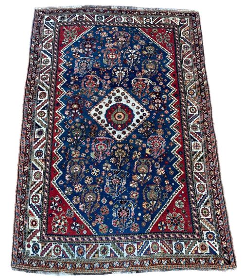 ANTIQUE QASHQAI RUG 186M X 127M - ADDITIONAL PHOTO 1