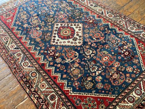 ANTIQUE QASHQAI RUG 186M X 127M - ADDITIONAL PHOTO 4