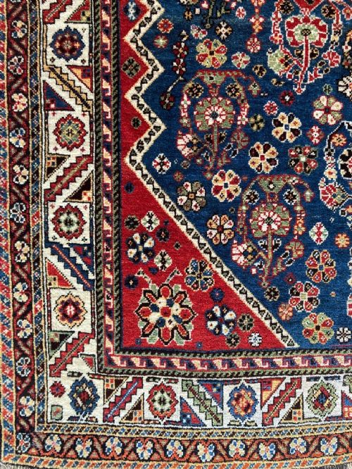 ANTIQUE QASHQAI RUG 186M X 127M - ADDITIONAL PHOTO 5