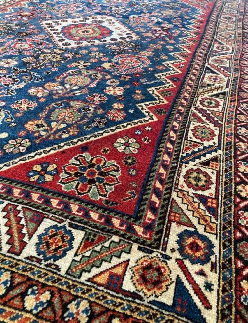 ANTIQUE QASHQAI RUG 186M X 127M - ADDITIONAL PHOTO 7