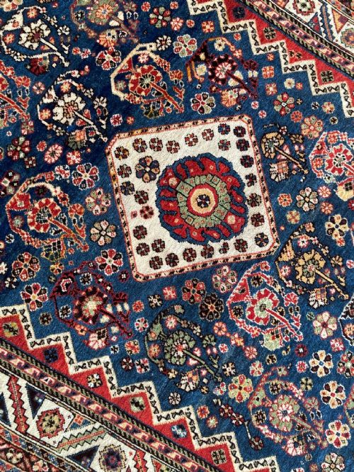 ANTIQUE QASHQAI RUG 186M X 127M - ADDITIONAL PHOTO 8