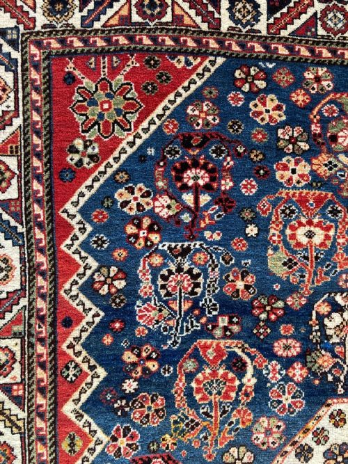ANTIQUE QASHQAI RUG 186M X 127M - ADDITIONAL PHOTO 9