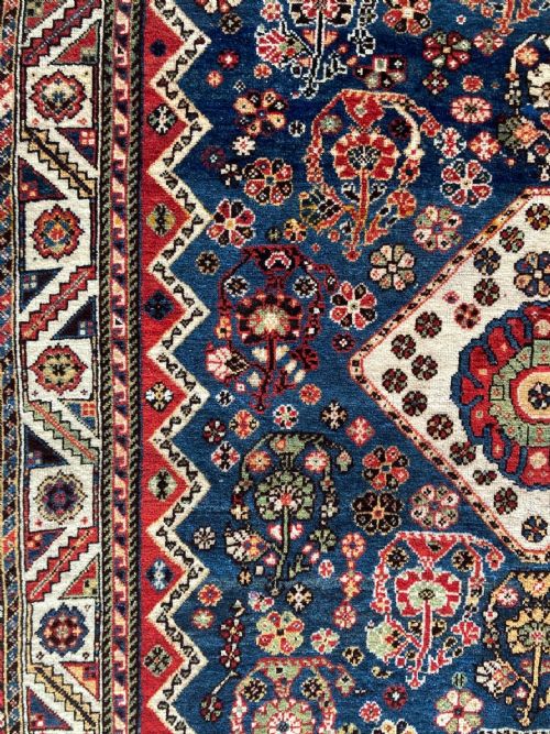 ANTIQUE QASHQAI RUG 186M X 127M - ADDITIONAL PHOTO 10