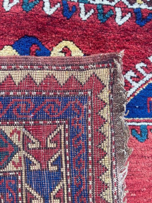 ANTIQUE CAUCASIAN FACHRALO KAZAK PRAYER RUG 248M X 130M - ADDITIONAL PHOTO 18