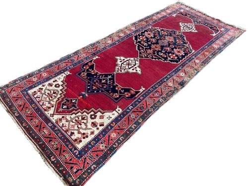 ANTIQUE KARABAGH LONG RUG 297M X 117M - ADDITIONAL PHOTO 2