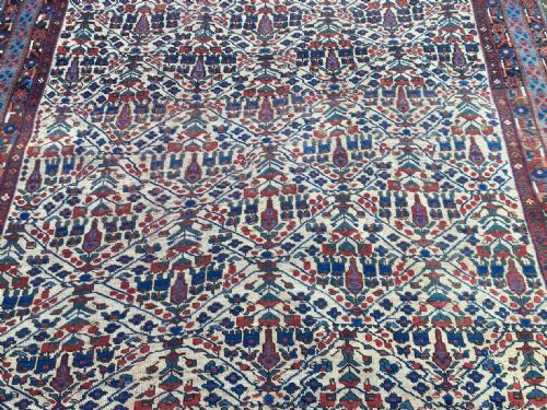 ANTIQUE AFSHAR RUG 190M X 156M - ADDITIONAL PHOTO 6