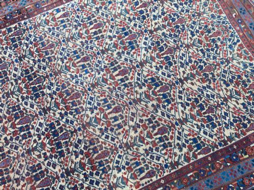 ANTIQUE AFSHAR RUG 190M X 156M - ADDITIONAL PHOTO 9
