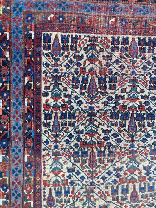 ANTIQUE AFSHAR RUG 190M X 156M - ADDITIONAL PHOTO 10