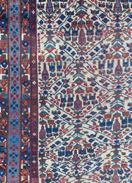 ANTIQUE AFSHAR RUG 190M X 156M - ADDITIONAL PHOTO 11