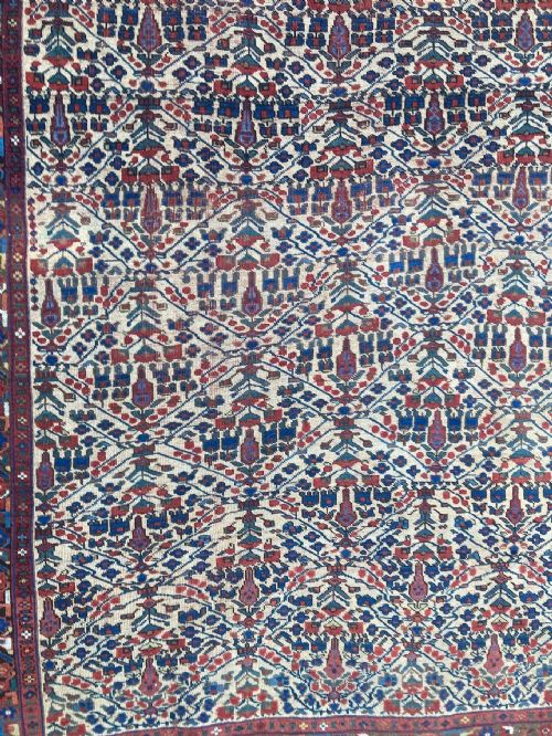 ANTIQUE AFSHAR RUG 190M X 156M - ADDITIONAL PHOTO 12
