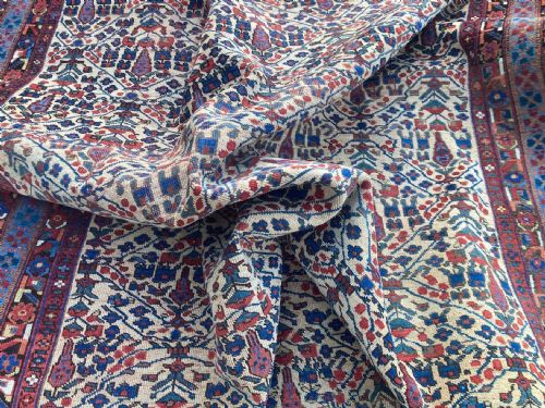 ANTIQUE AFSHAR RUG 190M X 156M - ADDITIONAL PHOTO 15