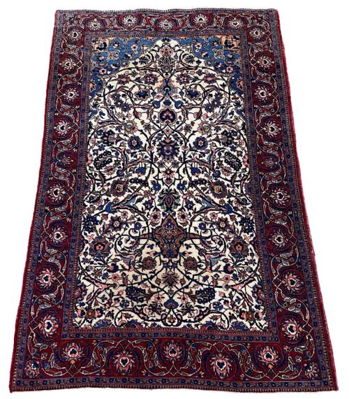 ANTIQUE KASHAN RUG 212M X 131M - ADDITIONAL PHOTO 1