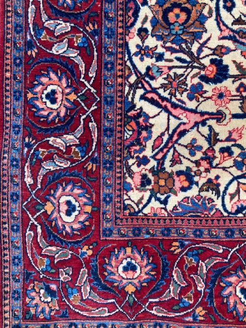 ANTIQUE KASHAN RUG 212M X 131M - ADDITIONAL PHOTO 5