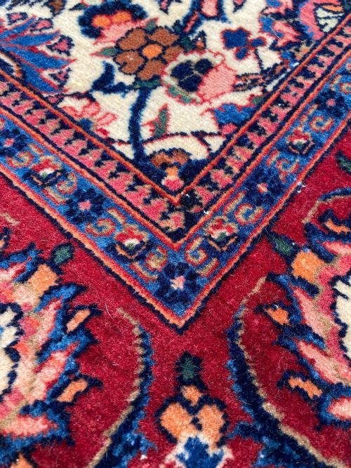 ANTIQUE KASHAN RUG 212M X 131M - ADDITIONAL PHOTO 8