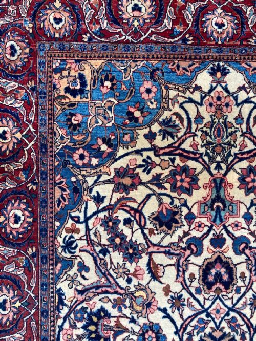 ANTIQUE KASHAN RUG 212M X 131M - ADDITIONAL PHOTO 10