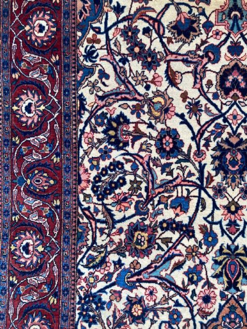 ANTIQUE KASHAN RUG 212M X 131M - ADDITIONAL PHOTO 11