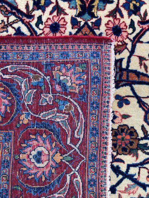 ANTIQUE KASHAN RUG 212M X 131M - ADDITIONAL PHOTO 16