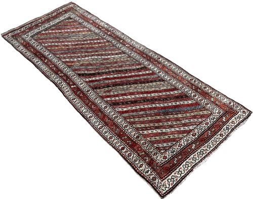 ANTIQUE KURDISH RUNNER 263M X 109M - ADDITIONAL PHOTO 2