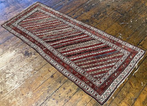 ANTIQUE KURDISH RUNNER 263M X 109M - ADDITIONAL PHOTO 4