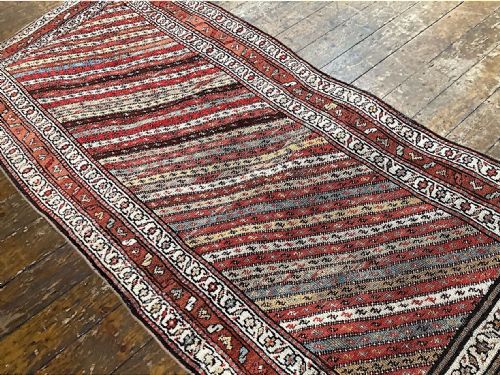 ANTIQUE KURDISH RUNNER 263M X 109M - ADDITIONAL PHOTO 6