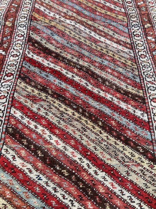 ANTIQUE KURDISH RUNNER 263M X 109M - ADDITIONAL PHOTO 7