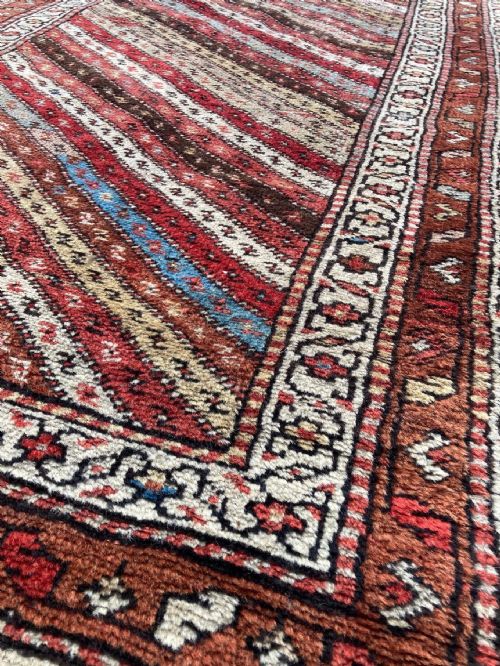 ANTIQUE KURDISH RUNNER 263M X 109M - ADDITIONAL PHOTO 8