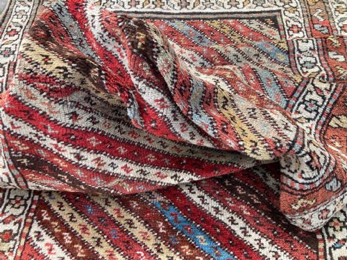 ANTIQUE KURDISH RUNNER 263M X 109M - ADDITIONAL PHOTO 16