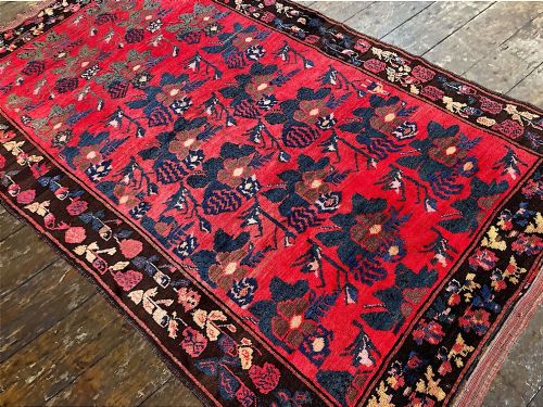ANTIQUE CAUCASIAN KARABAGH RUG 240M X 137M - ADDITIONAL PHOTO 5