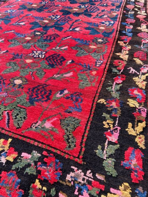 ANTIQUE CAUCASIAN KARABAGH RUG 240M X 137M - ADDITIONAL PHOTO 8