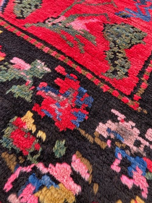 ANTIQUE CAUCASIAN KARABAGH RUG 240M X 137M - ADDITIONAL PHOTO 9