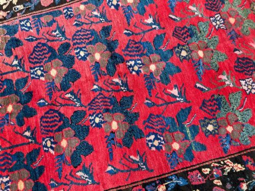 ANTIQUE CAUCASIAN KARABAGH RUG 240M X 137M - ADDITIONAL PHOTO 10